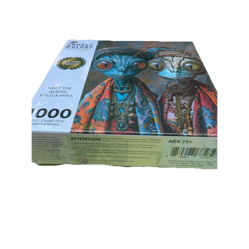 Jigsaw Puzzle 1000 Meet the Aliens: Kylo & Mira